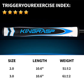 KINGRASP 3.0 putter grip shown at 10.6 inch length for enhanced feedback.