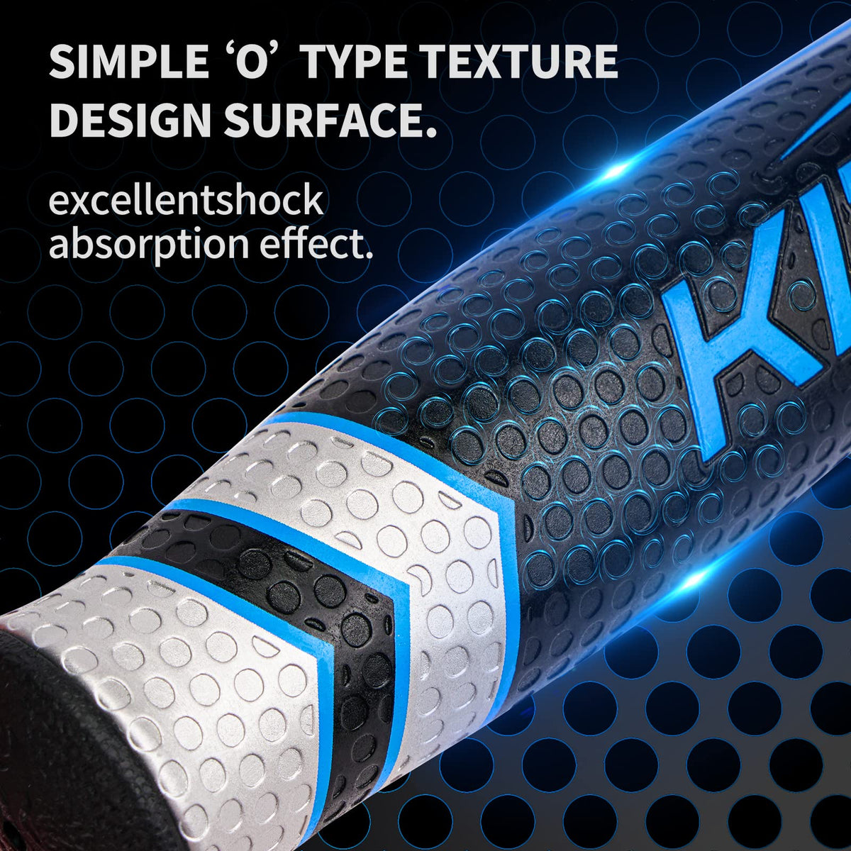 KingRASP soft PU leather cover delivers soft touch and durable feel for putts.
