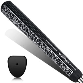 KINGRASP Ultra-Light gun-shaped putter grip front view for control during putting.