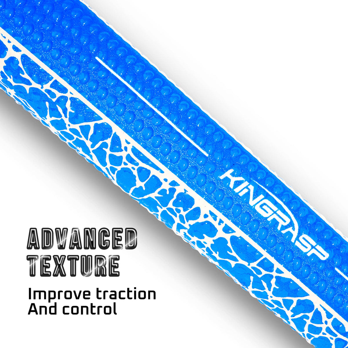 PU+EVA foam construction of KINGRASP grip provides soft, durable feel.