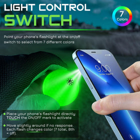 KINGTOP EverGlow green glow ball improves night shot tracking.