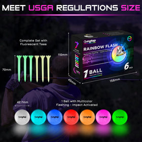 Kingtop RainbowFlash organizer bag helps you stay organized on the course