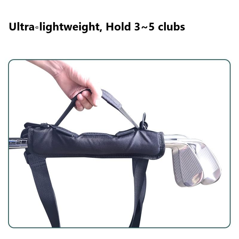 KinWorks compact golf bag with carrying handle fits in car trunk or locker