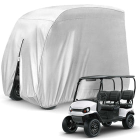 KISEER 4 passenger cover front view showing snug fit and weather resistance