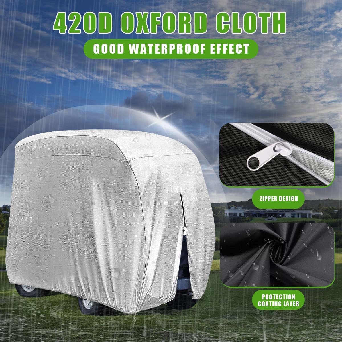 KISEER folded cover image shows compact storage after use