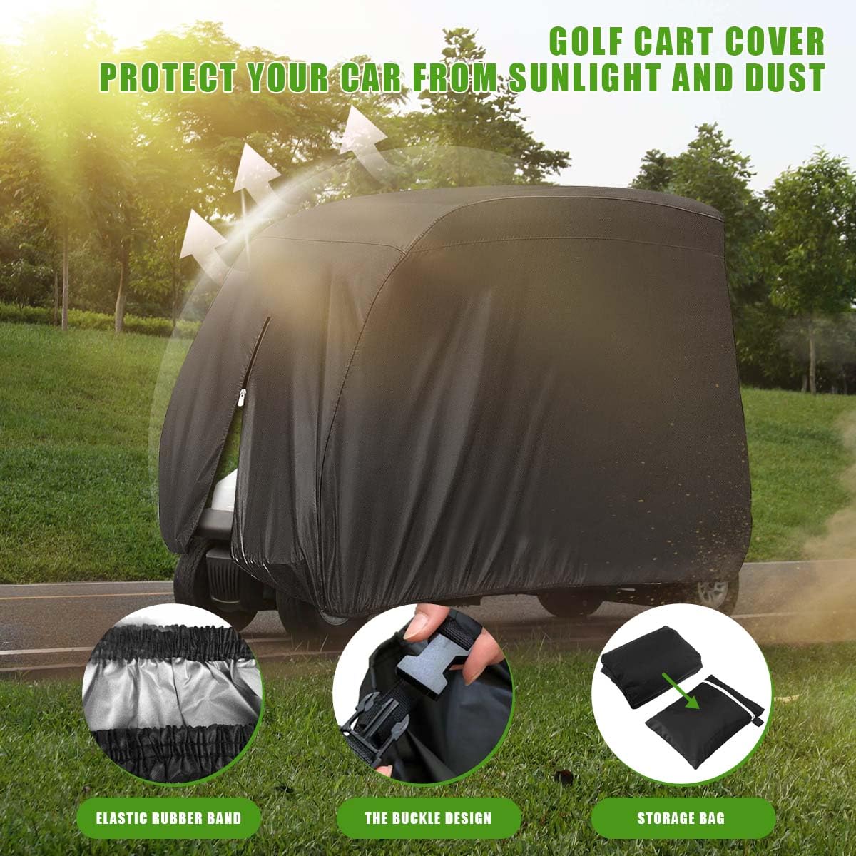 KISEER durable coating provides weather resistance for carts.