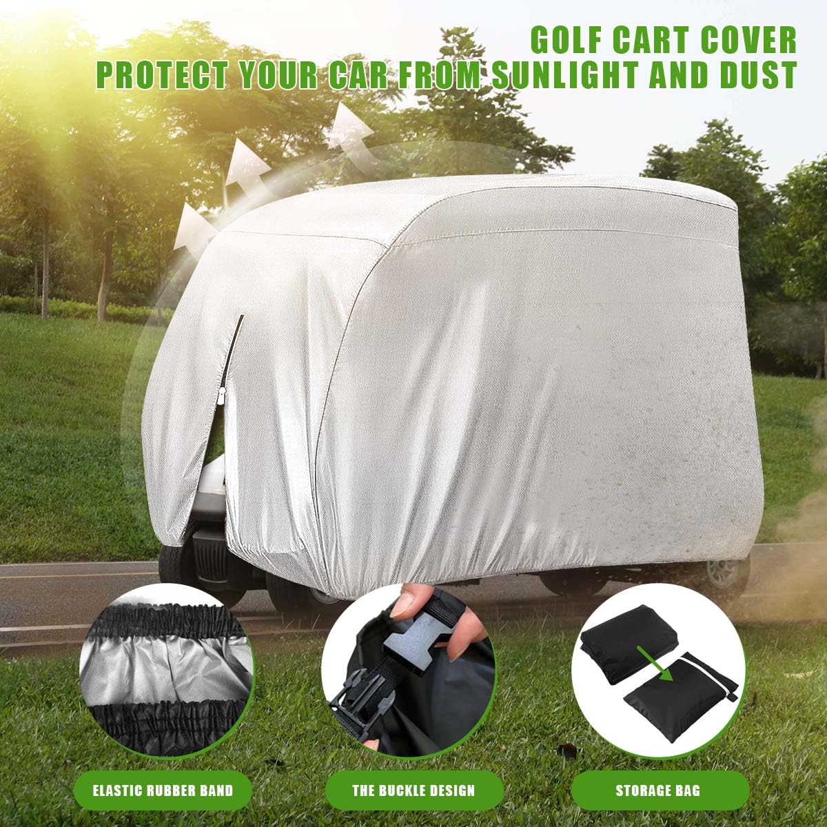 KISEER cart cover surface easy to clean with soft cloth