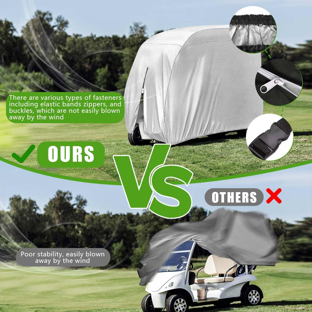 KISEER durable polyester with PVC coating increases water resistance