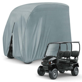 KISEER golf cart cover waterproof and dustproof for outdoor protection.