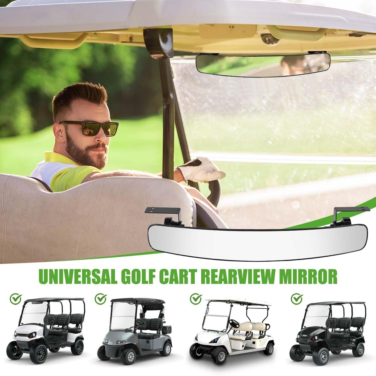 KISEER hardware kit included with the mirror