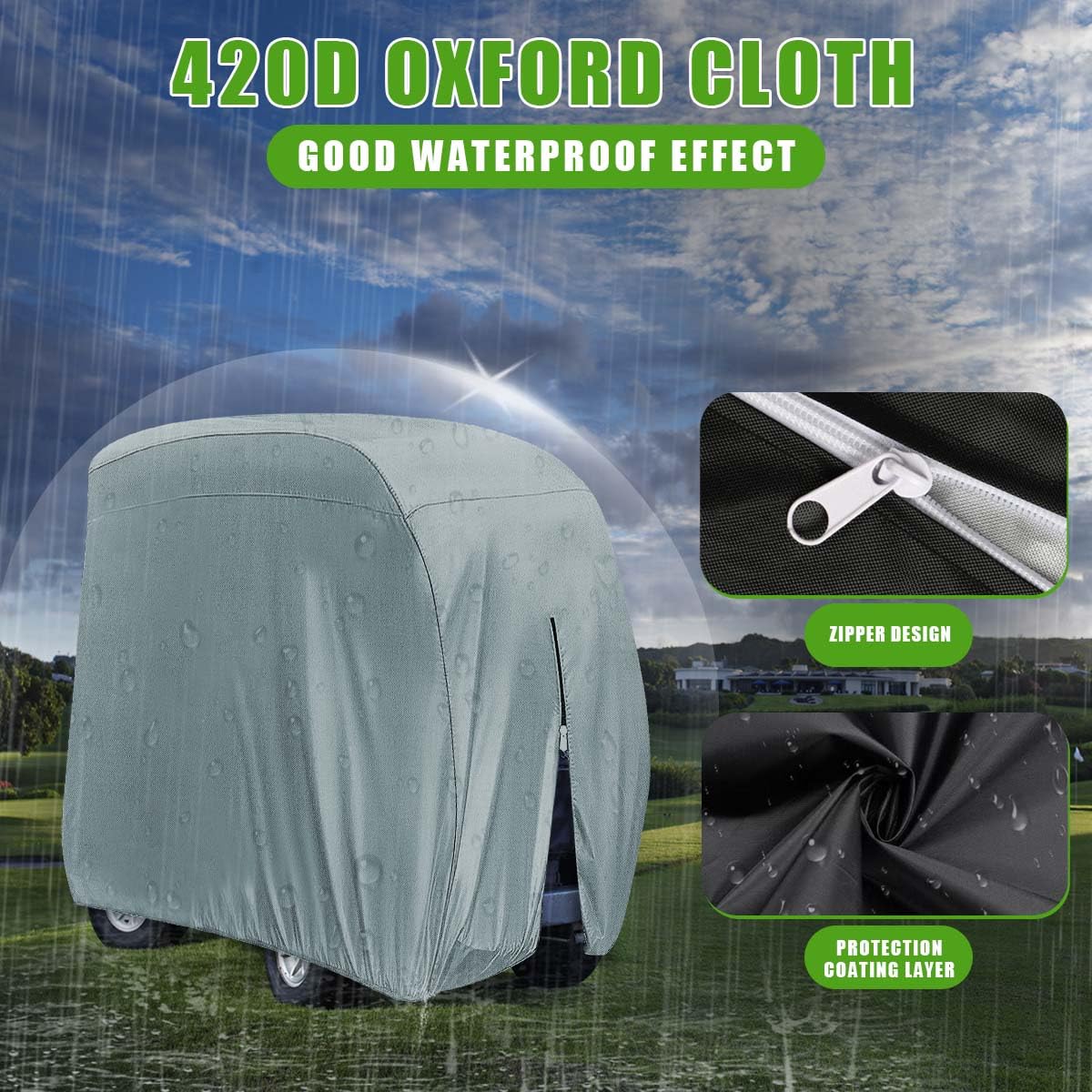 KISEER waterproof and dustproof coating protects against weather
