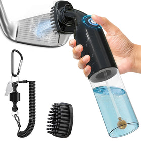 Kiss Core electric golf club brush with water tank ready for quick on-course cleaning