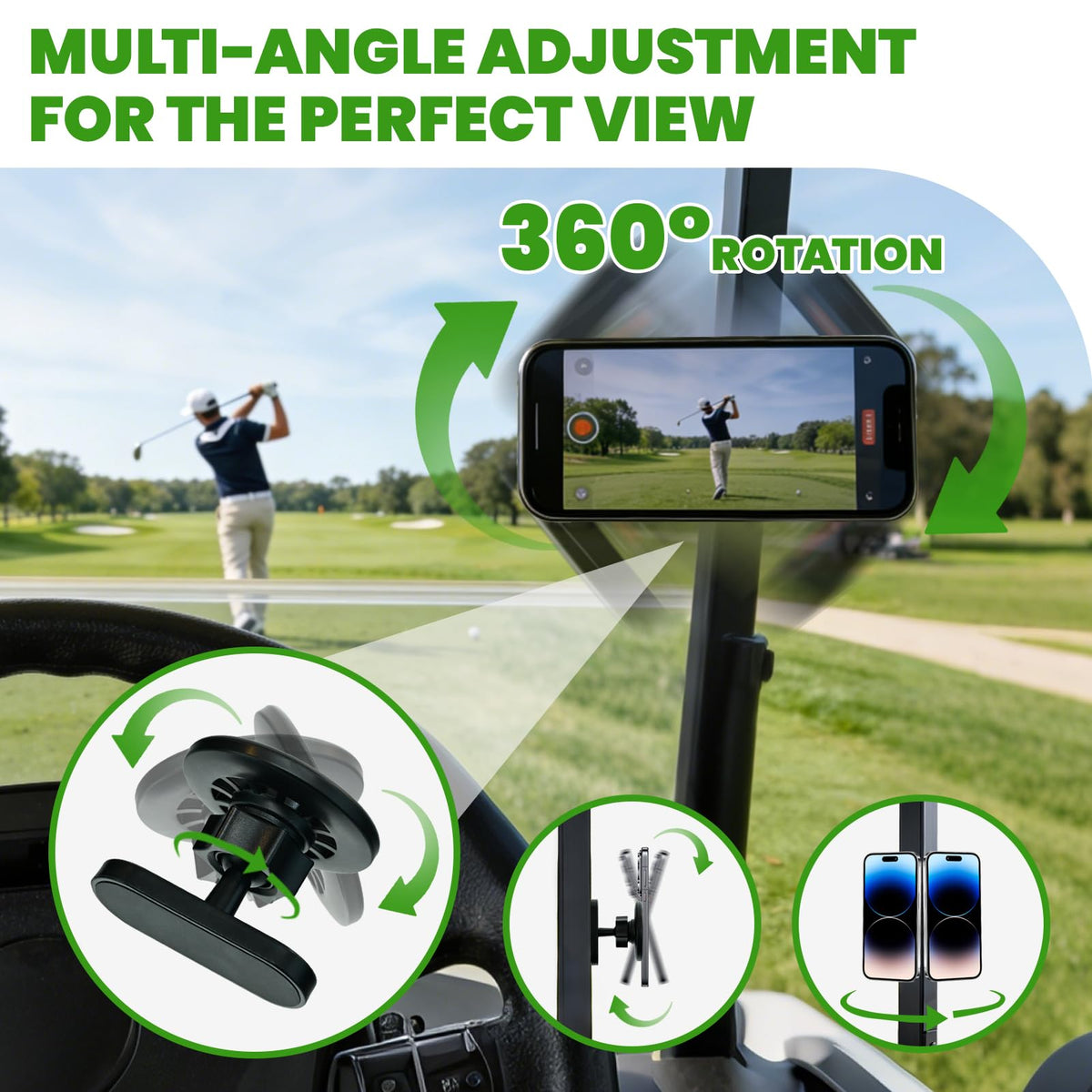 Kithouse holder offers multi-angle rotation for optimal viewing
