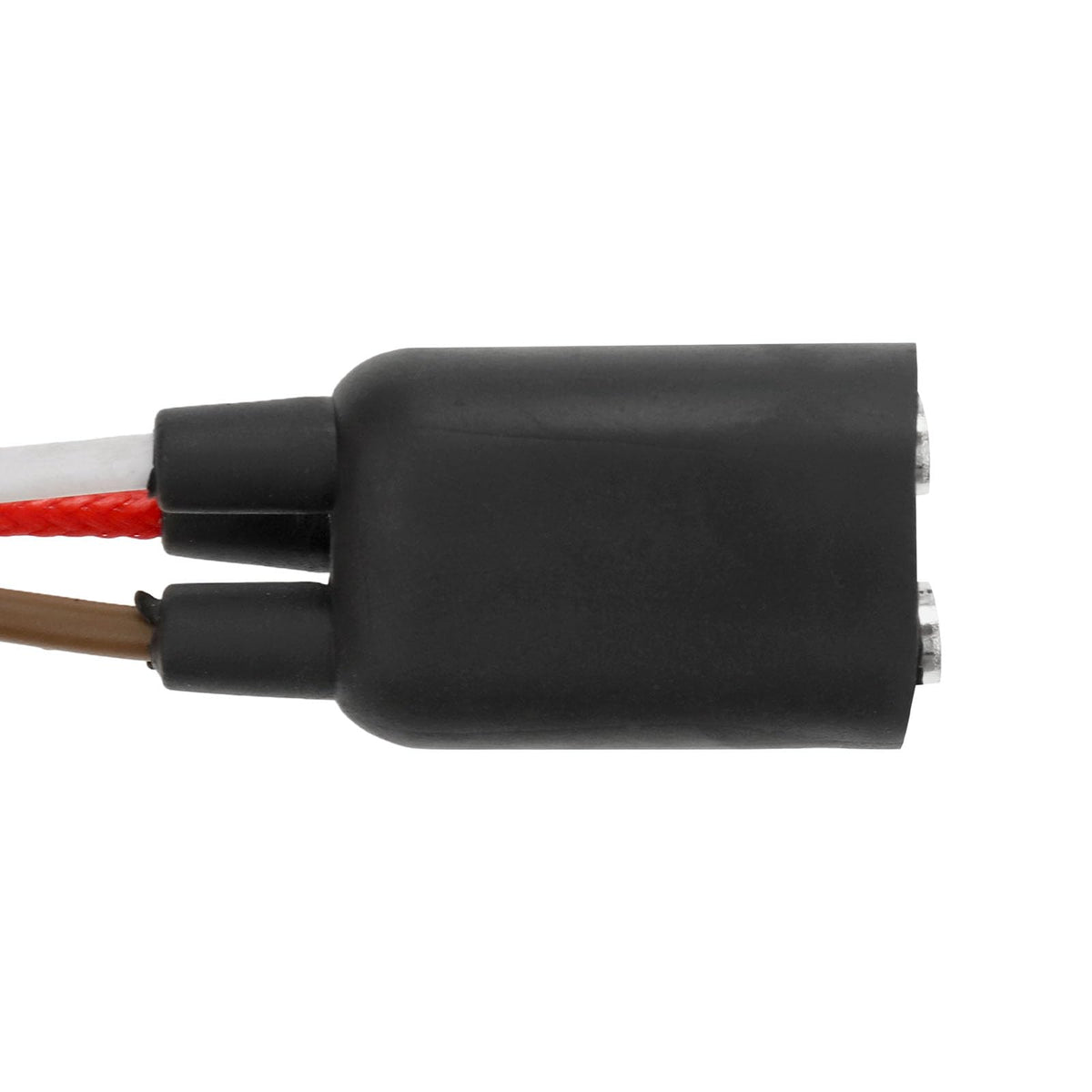 Coil in installation-ready state with connectors