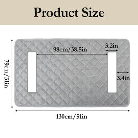 Klmnop golf cart seat towel blanket with plush soft surface for comfort.