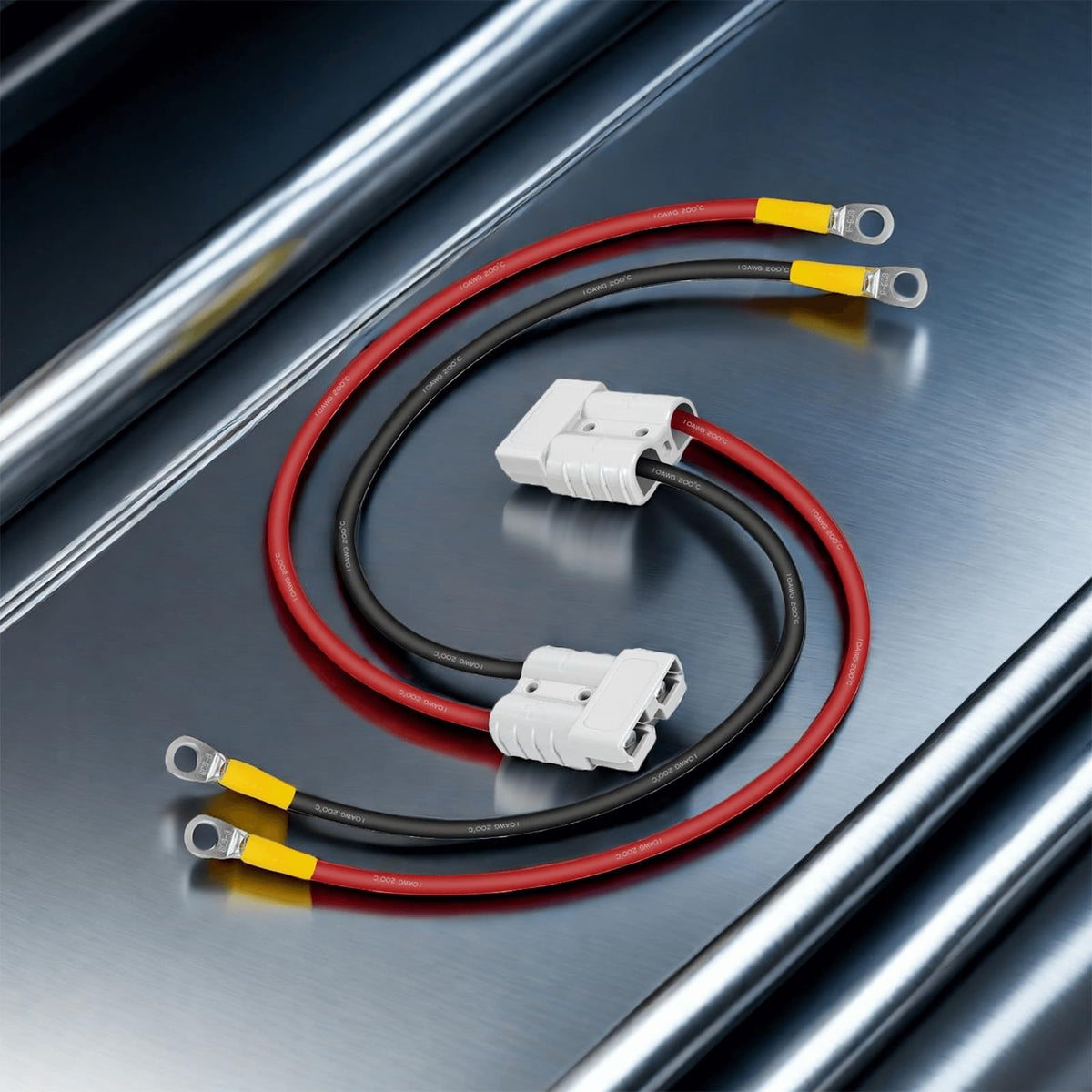 Klypto Anderson 50A connector kit cables 12in for quick connections