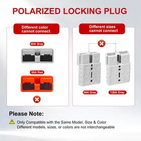 Klypto Anderson Connectors ideal for off-road trailers and winch power transfer.