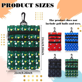Klyyo Clyro golf bag pattern B showing compact design for balls and tees