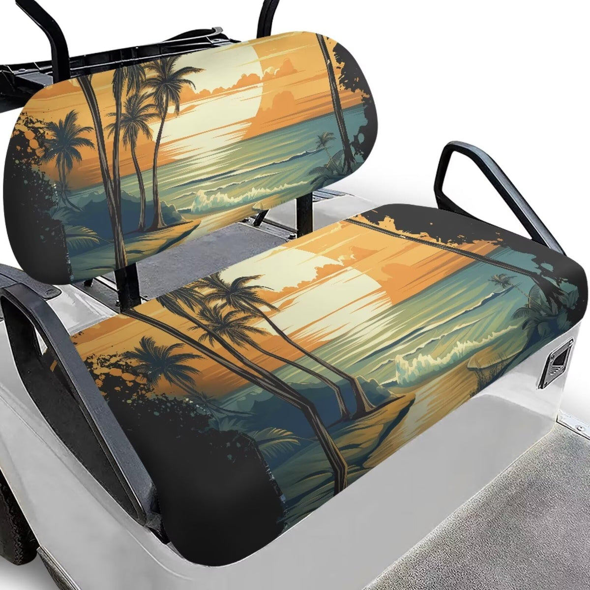 Knextrepoy Beach Palm Tree backrest seat cover for protection and style