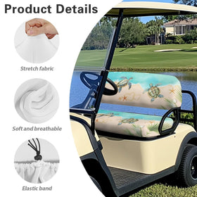 Knextrepoy Beach Turtle stylish pattern elevates your cart's look.