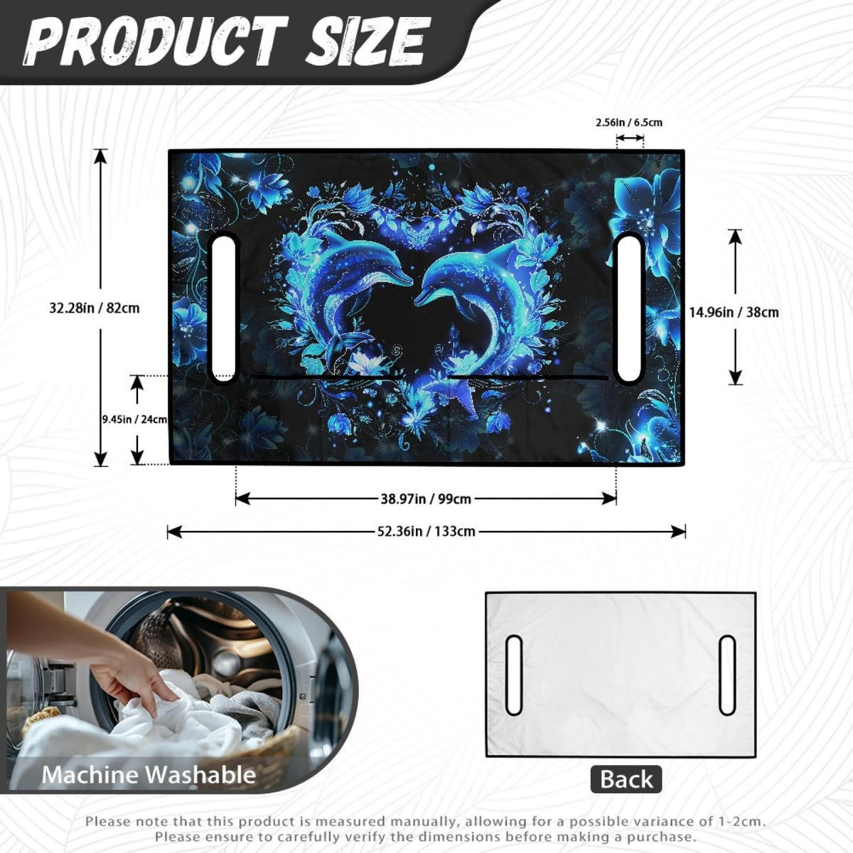 Knextrepoy blue hibiscus design enhances cart interior and comfort.