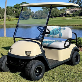 Knextrepoy Blue Sea Turtle backrest cover adds protection during rides