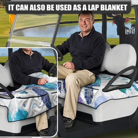 Knextrepoy Blue Sea Turtle seat cover installation in one step without disassembly