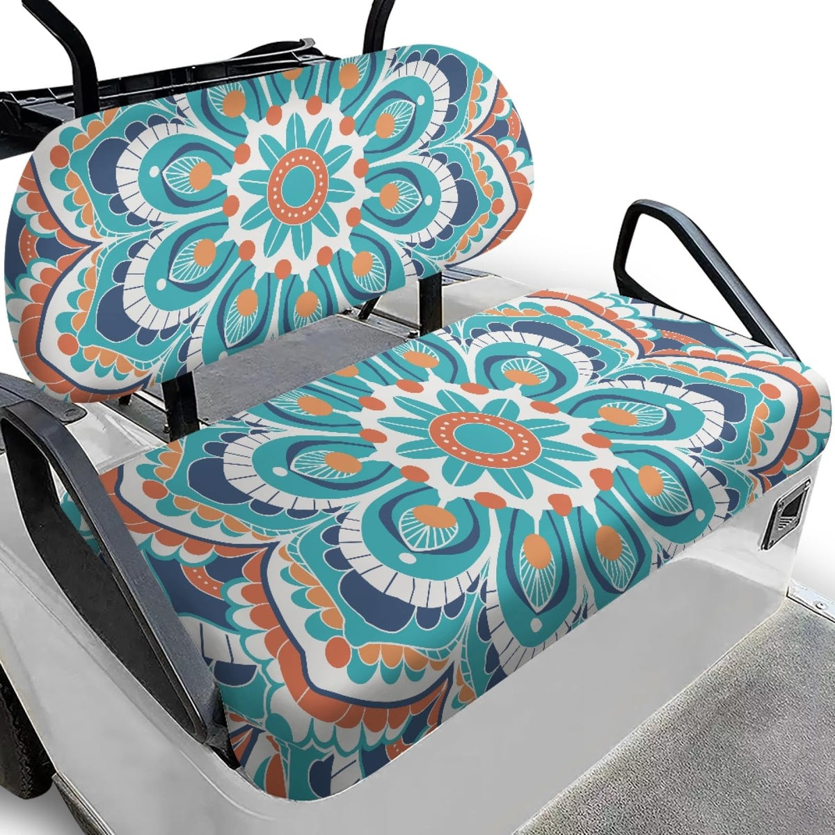 Knextrepoy Boho Flower Blossom bench seat cover protects against dust and wear