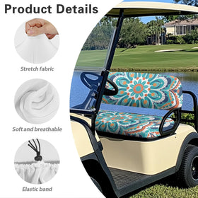 Knextrepoy Boho Flower Blossom quick install on a golf cart