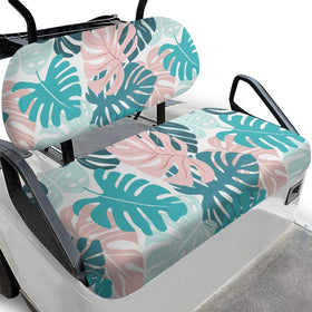 Knextrepoy colorful palm leaves bench seat cover adds comfort and style.