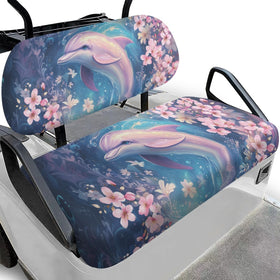 Knextrepoy cute dolphin bench seat cover, breathable and comfortable for long rounds