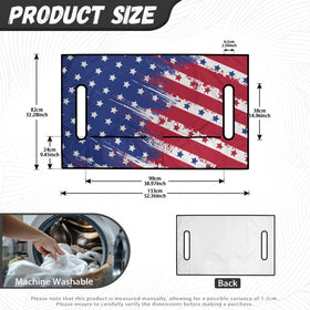 Knextrepoy seat cover is machine washable for quick cleaning after rounds.