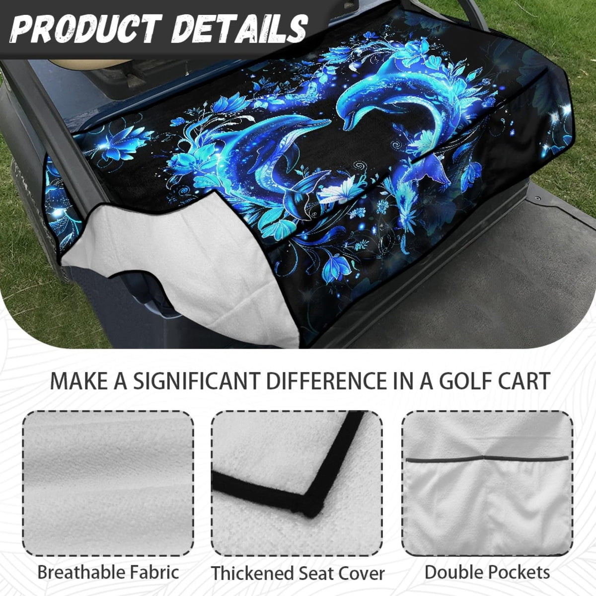 Knextrepoy easy-install seat cover that slides on without disassembly.
