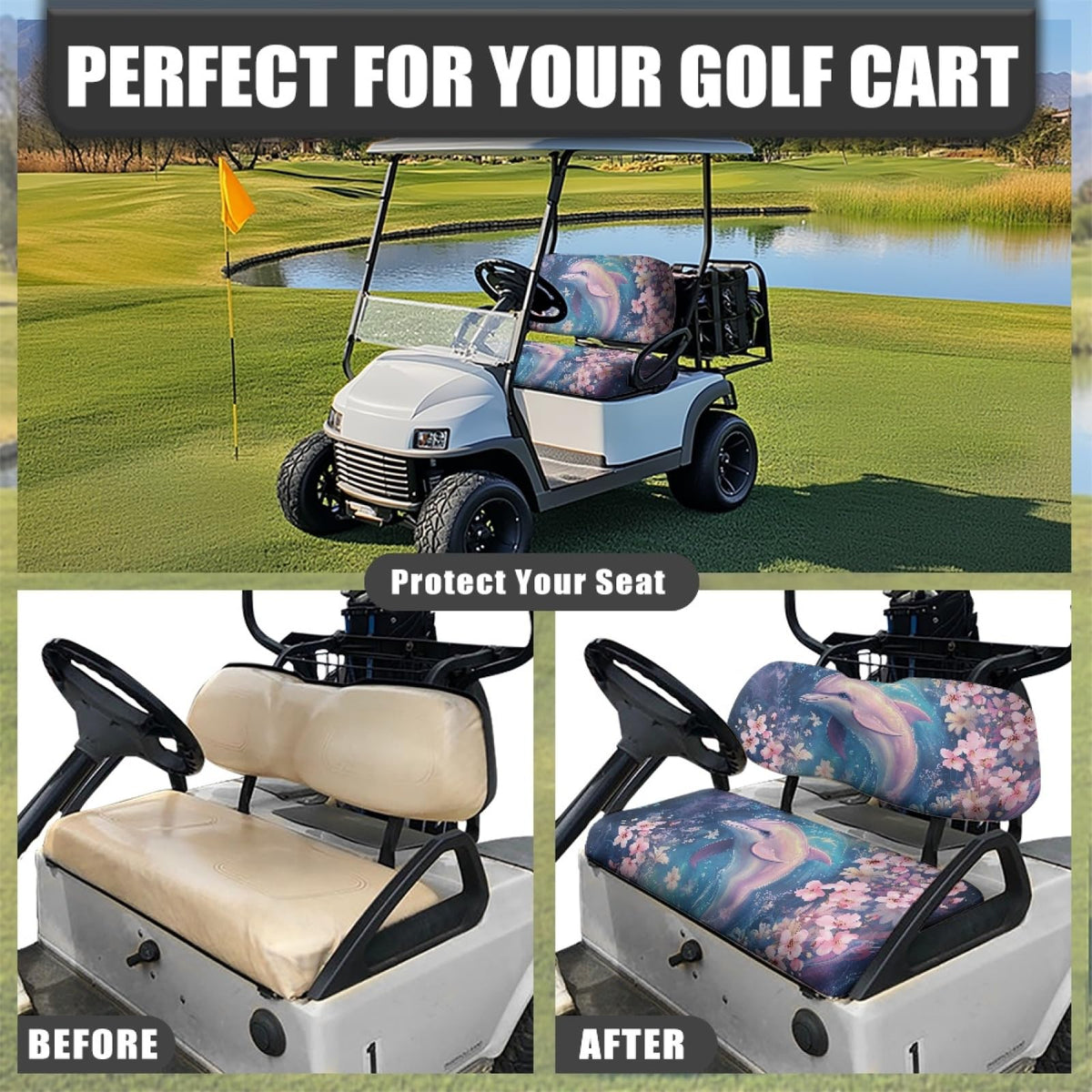 Elastic band edge enables quick, tool-free installation on carts