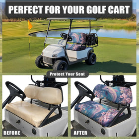 Elastic band edge enables quick, tool-free installation on carts