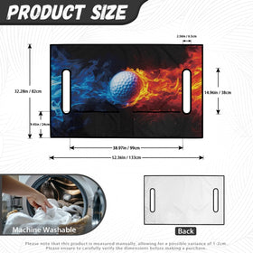 Knextrepoy Fire 133 cm x 82 cm 2-seat cover fits most Club Cars