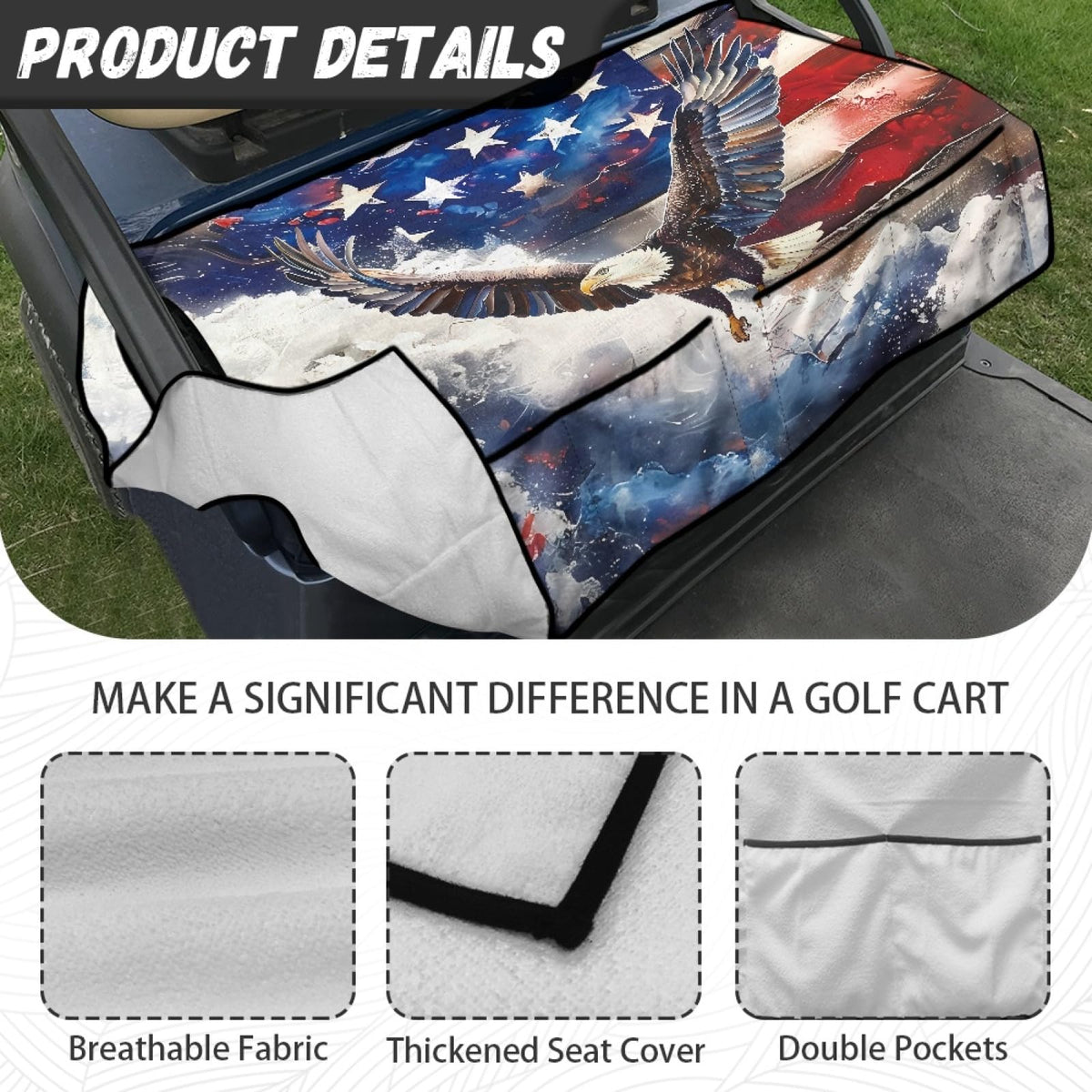 Knextrepoy four front pockets organize sunglasses towels and small accessories