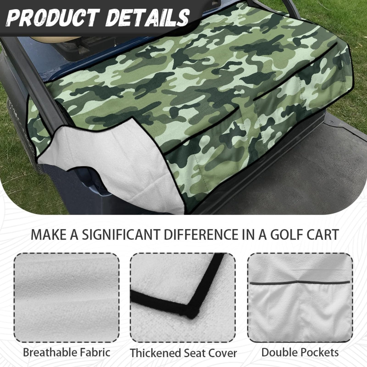 Knextrepoy four front pockets help store sunglasses, towels, gloves, and water bottles.