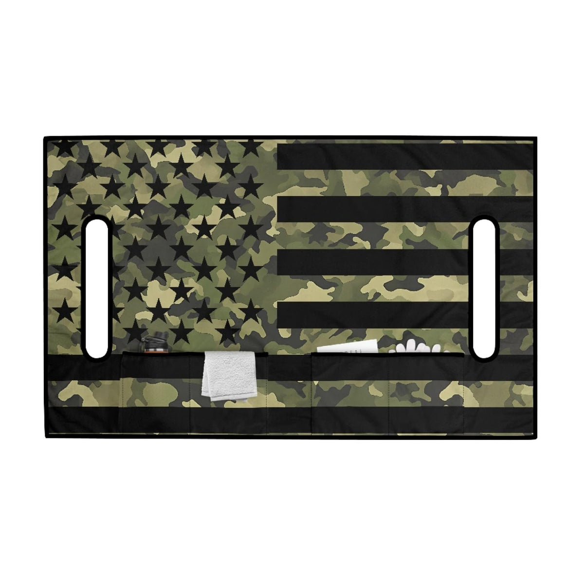 Knextrepoy golf cart seat blanket with 4 pockets keeps gear organized on the course.