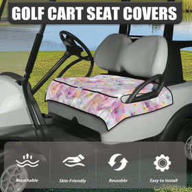 Knextrepoy hibiscus seat cover with four pockets for essentials on the go