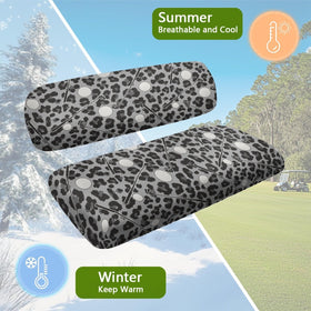 Knextrepoy universal-fit backrest and bench cover for most golf carts.