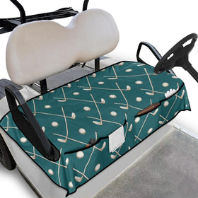 Knextrepoy golf cart seat cover with knit towel texture for soft comfort on rides