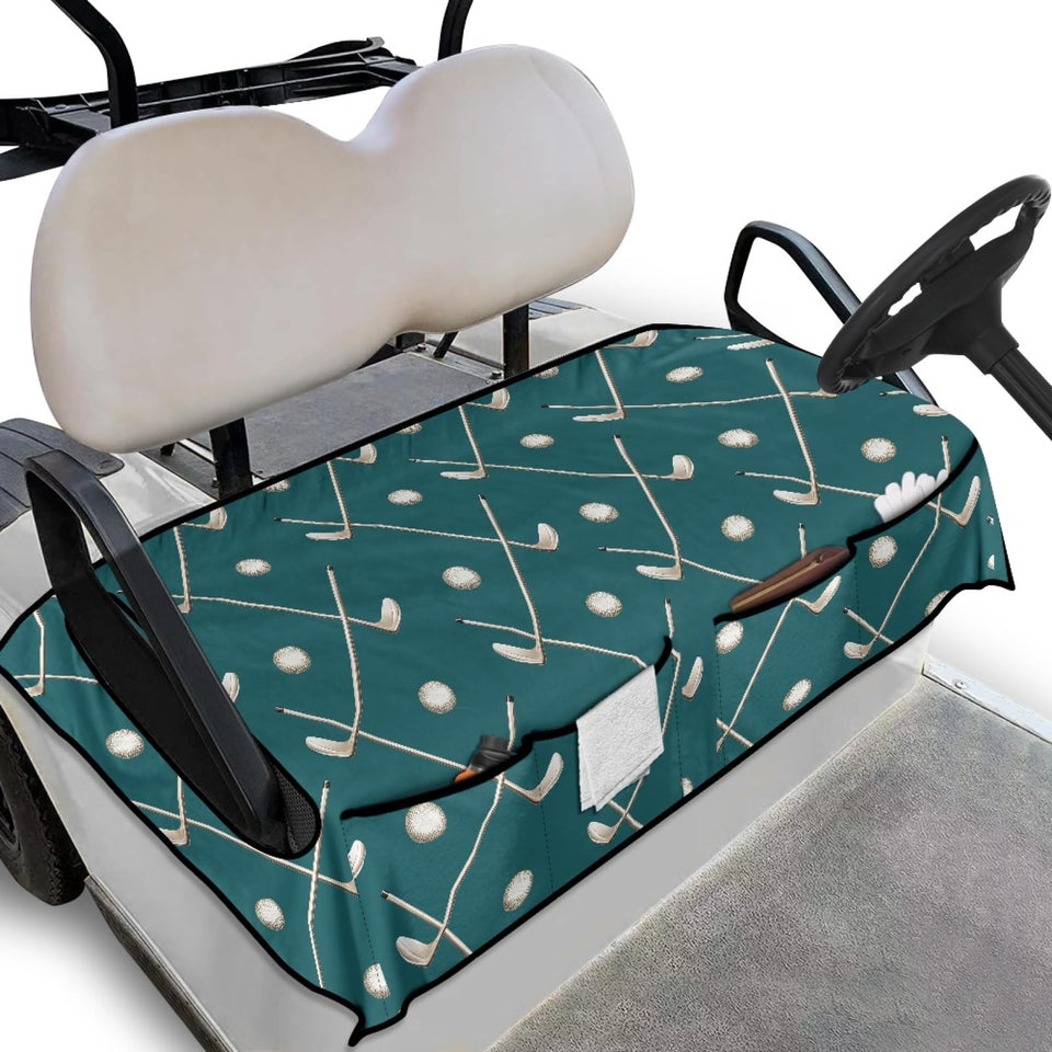 Knextrepoy golf cart seat cover with knit towel texture for soft comfort on rides
