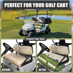 Knextrepoy quilted texture seat cover adds soft, breathable comfort.