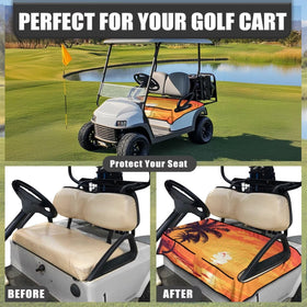 Knextrepoy golf cart seat towel adds all season comfort.