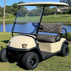 Knextrepoy gray leopard backrest cover adding style and shielding against sweat