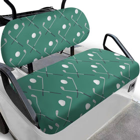 Knextrepoy green golf ball backrest cover protects against dust and wear.