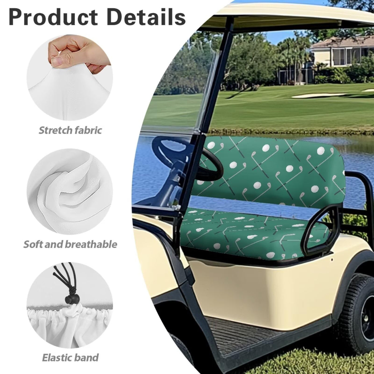 Knextrepoy green golf ball seasonal comfort for winter warmth and summer cooling.