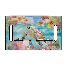 Knextrepoy Hibiscus blanket adds warmth for golf cart rides