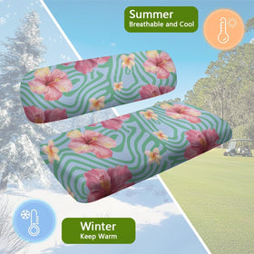 Knextrepoy Hibiscus protective seat cover shielding against dust and dirt